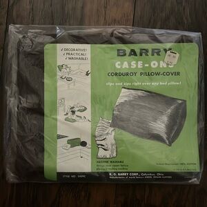 NWT Vintage 1960 Barry Case-On Corduroy Pillow Cover Brand New In Packaging